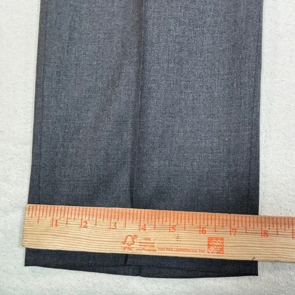 Jos A Bank Traveler Tailored Fit Classic Gray Wool Dress Pants Mens 31x28 NWT - Picture 8 of 11